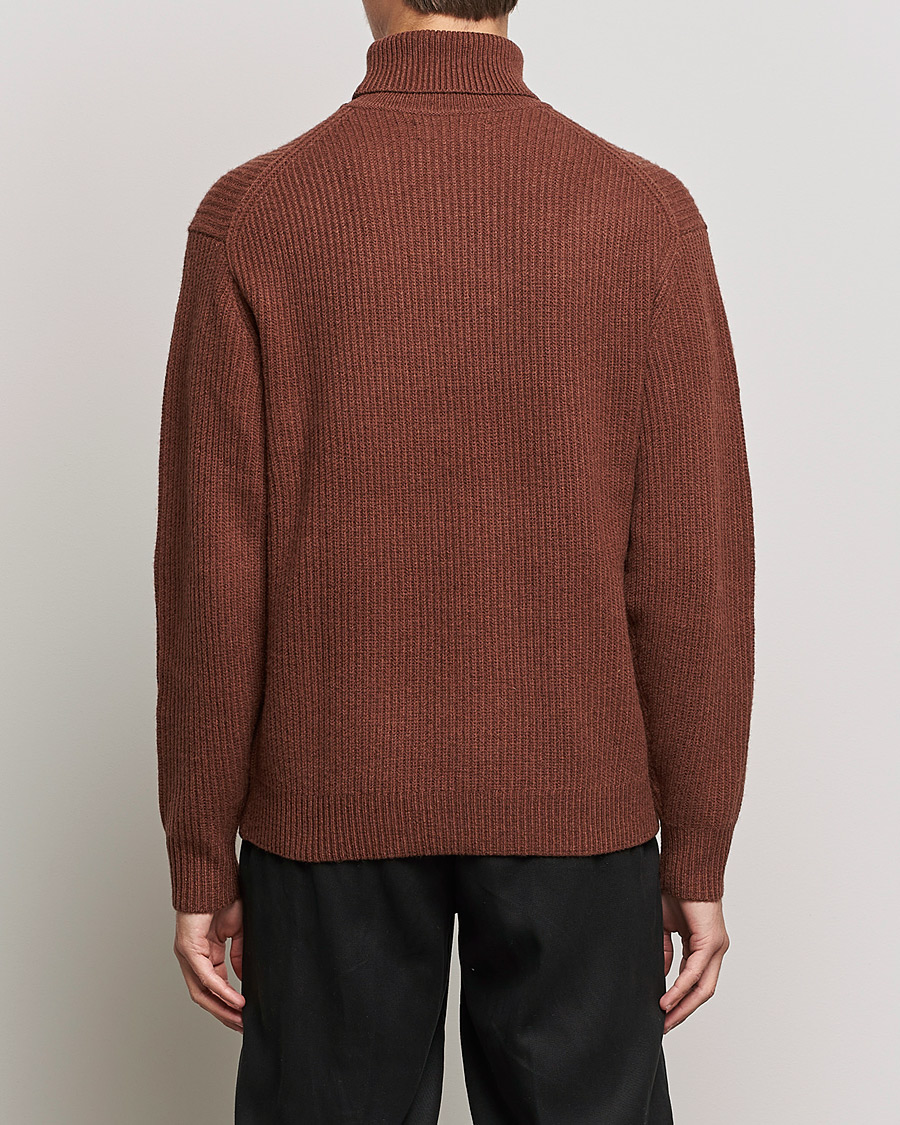 Mies | Puserot | Samsøe Samsøe | Samsøe & Samsøe Logan Heavy Knitted Roll Neck Cappuccino