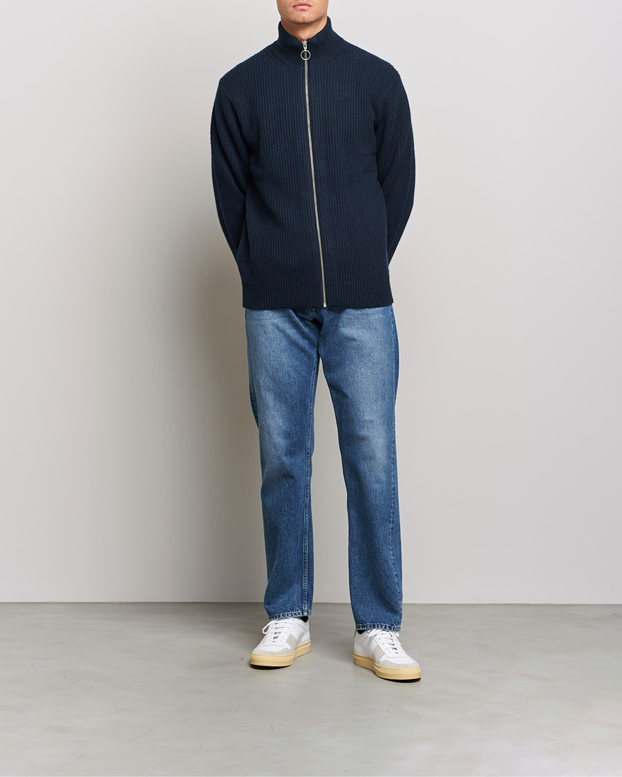 Mies | Puserot | Samsøe Samsøe | Samsøe & Samsøe Logan Heavy Kniited Zip Cardigan Salute