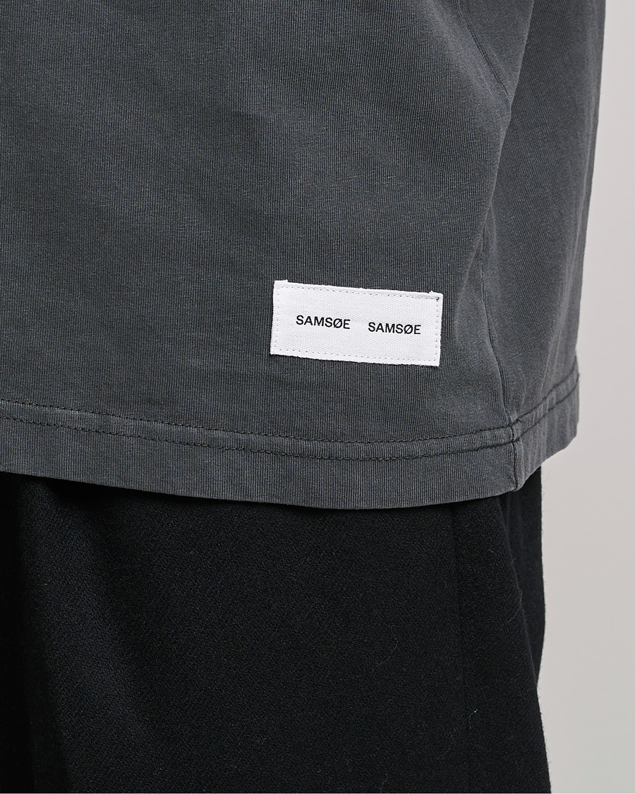 Mies | T-paidat | Samsøe & Samsøe | Pigment Organic Cotton T-Shirt Black