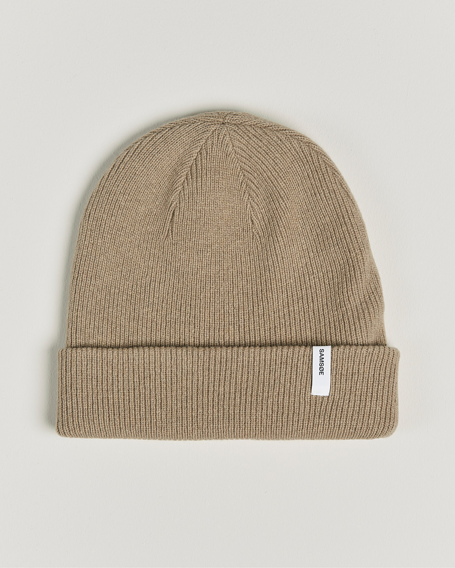 Mies | Samsøe & Samsøe Lambswool Beanie Winter Twig | Samsøe Samsøe | Samsøe & Samsøe Lambswool Beanie Winter Twig