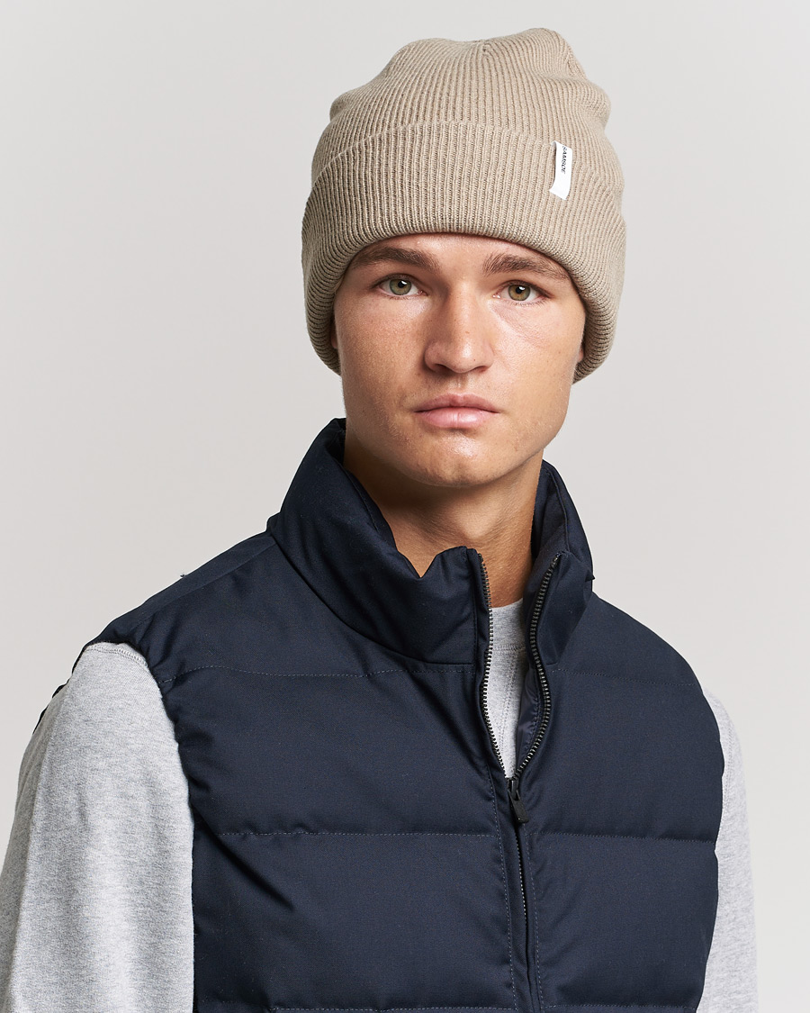 Mies | Samsøe & Samsøe Lambswool Beanie Winter Twig | Samsøe Samsøe | Samsøe & Samsøe Lambswool Beanie Winter Twig