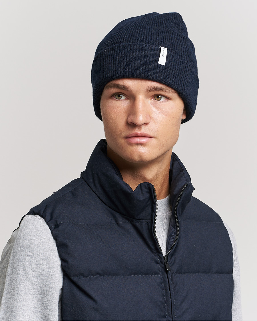 Mies | Samsøe & Samsøe Lambswool Beanie Sky Captain | Samsøe Samsøe | Samsøe & Samsøe Lambswool Beanie Sky Captain