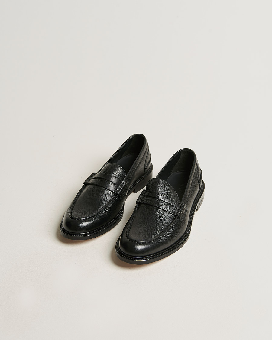 Mies | VINNY's Townee Penny Loafer Black Grain | VINNY's | Townee Penny Loafer Black Grain