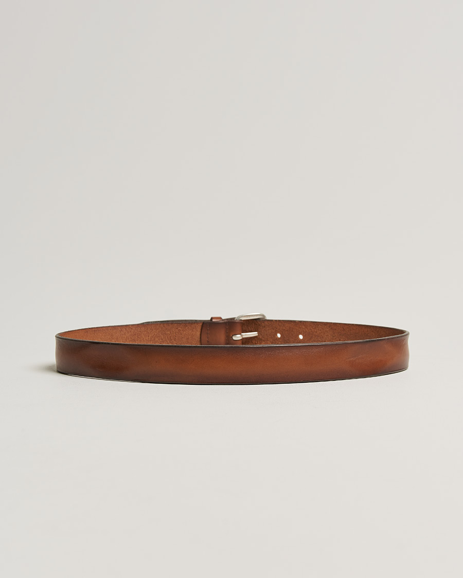 Mies | Orciani Vachetta Belt 3,5 cm Cognac | Orciani | Vachetta Belt 3,5 cm Cognac