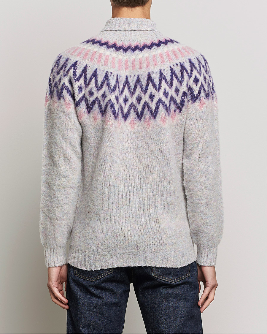 Mies | Puserot | Howlin' | Brushed Wool Fair Isle Roll Neck Galaxy