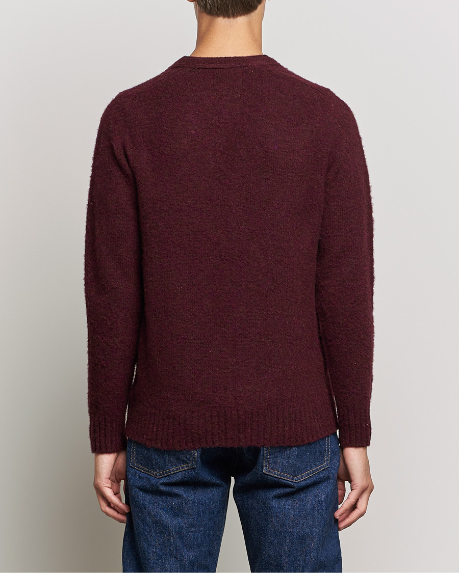 Mies | Puserot | Howlin' | Brushed Wool Cardigan Bordeaux