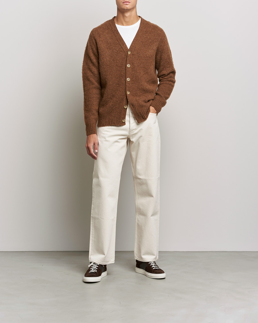 Mies | Puserot | Howlin' | Brushed Wool Cardigan Nuts