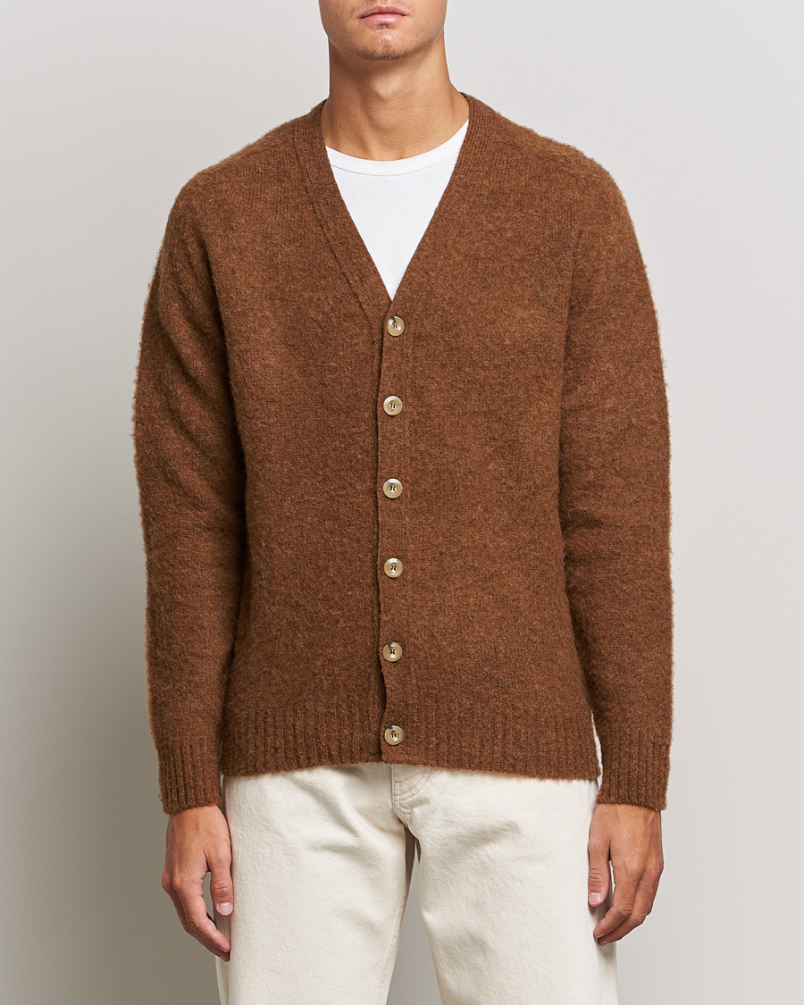 Mies | Puserot | Howlin' | Brushed Wool Cardigan Nuts