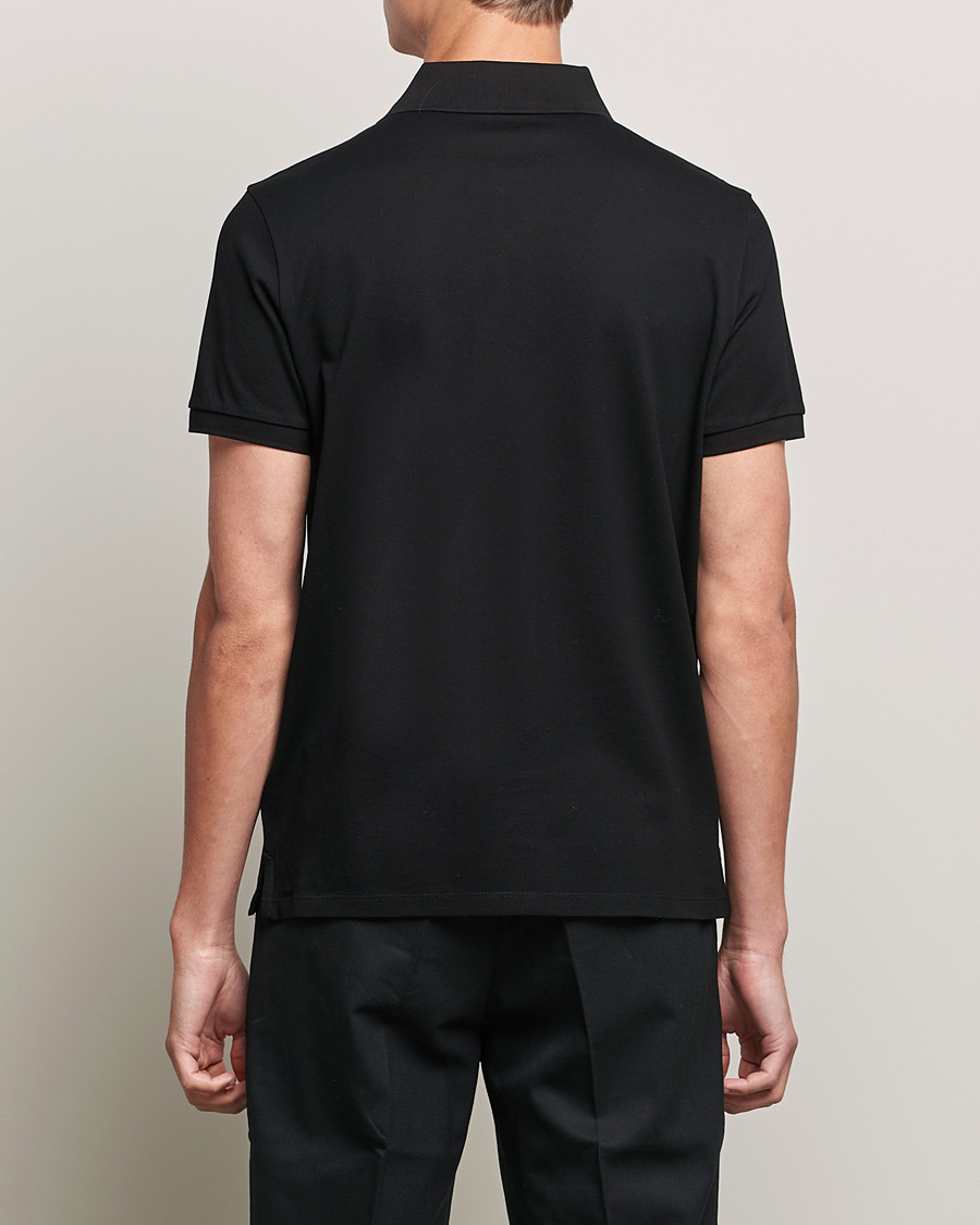Mies | Pikeet | Moncler | Logo Rib Polo Black