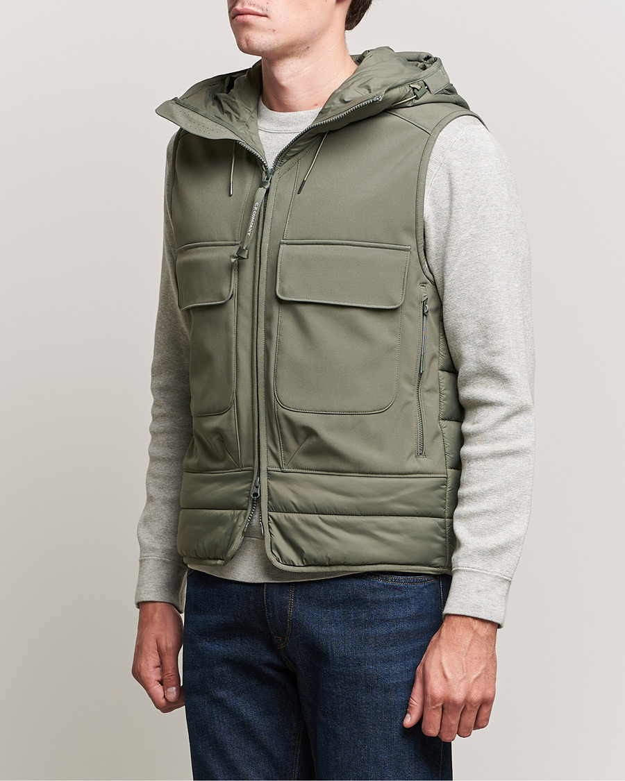 Mies | Takit | C.P. Company | CP Shell - R Mixed Goggle Vest Green