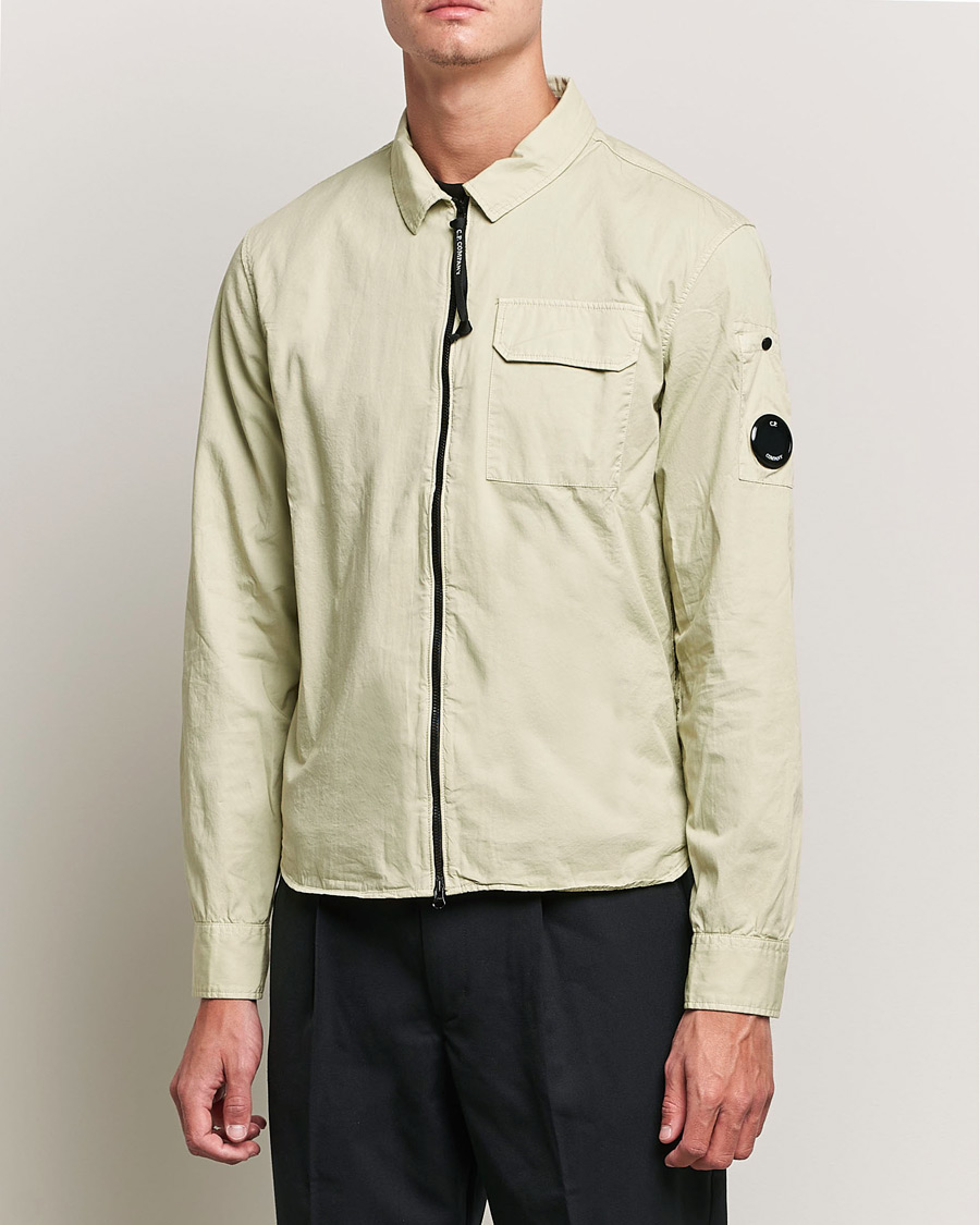 Mies |  | C.P. Company | Garment Dyed Gabardine Overshirt Khaki