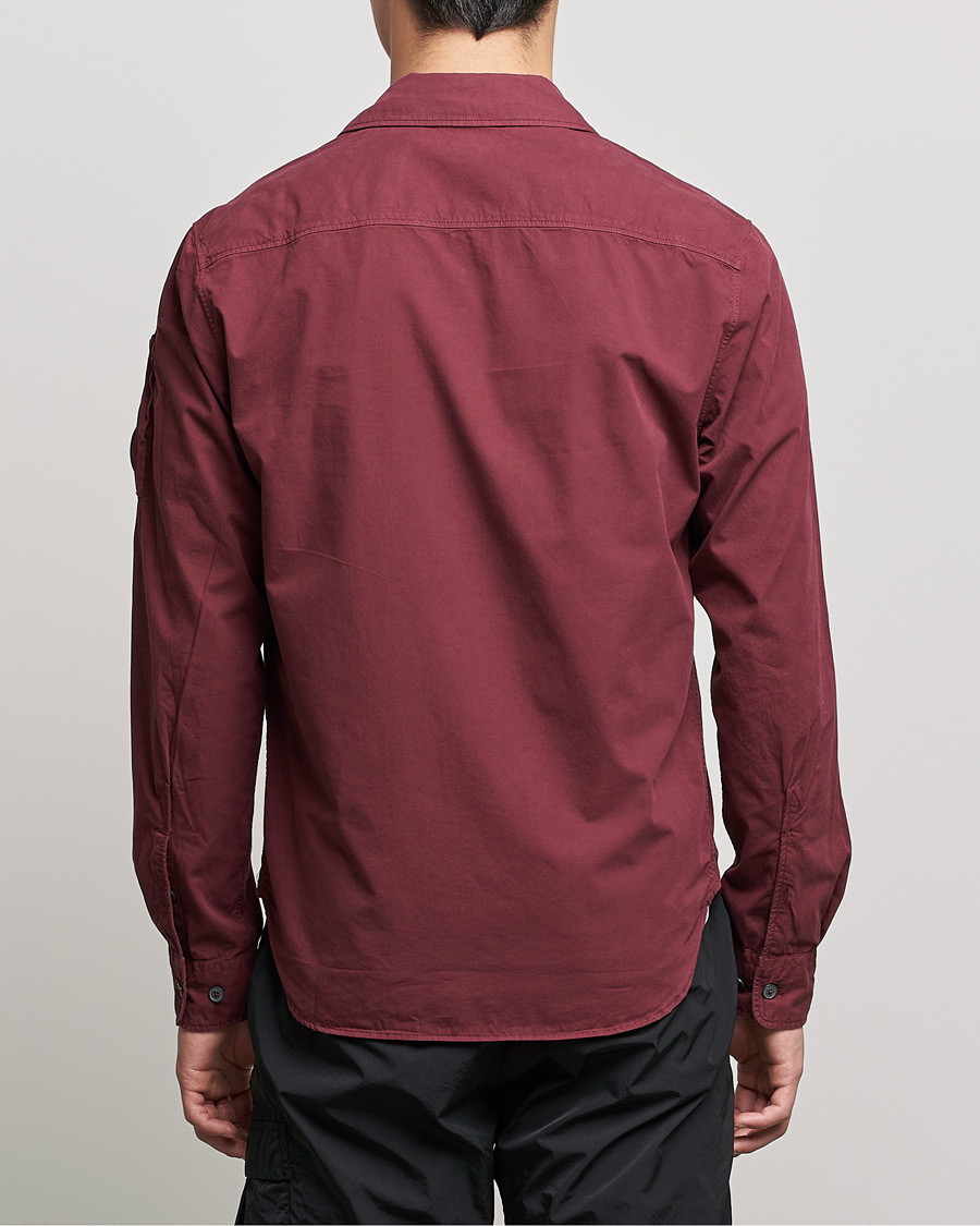 Mies | Kauluspaidat | C.P. Company | Garment Dyed Gabardine Overshirt WIne