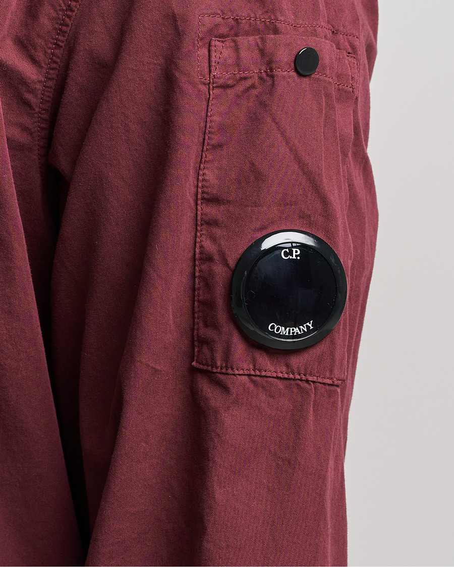 Mies | Kauluspaidat | C.P. Company | Garment Dyed Gabardine Overshirt WIne