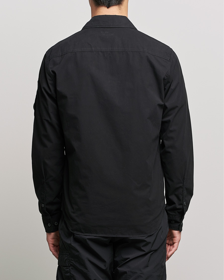 Mies | Kauluspaidat | C.P. Company | Garment Dyed Gabardine Overshirt Black
