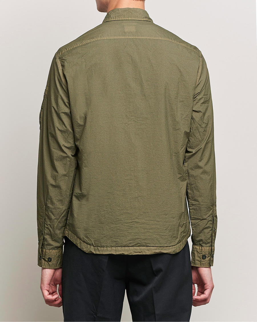 Mies | Kauluspaidat | C.P. Company | Taylon L Zip Overshirt Green