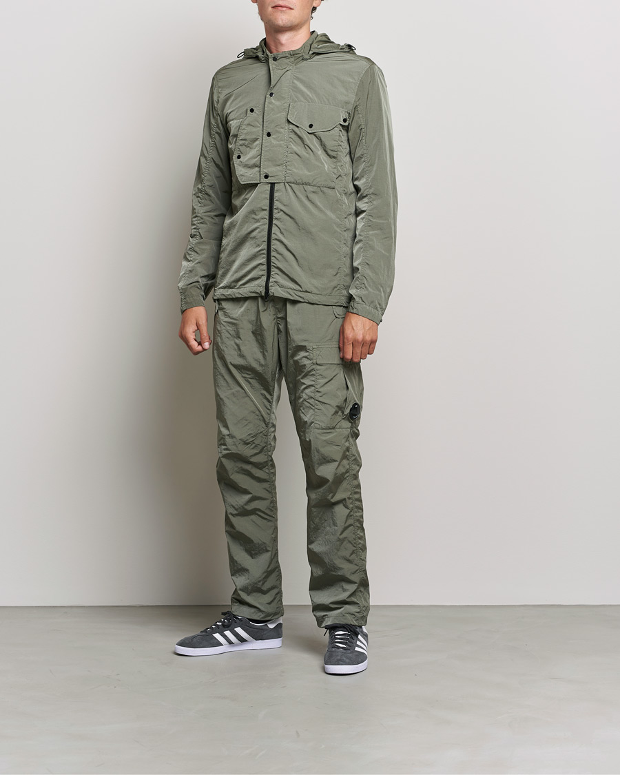 Mies | C.P. Company | C.P. Company | Chrome R Hooded Shirt Jacket Green
