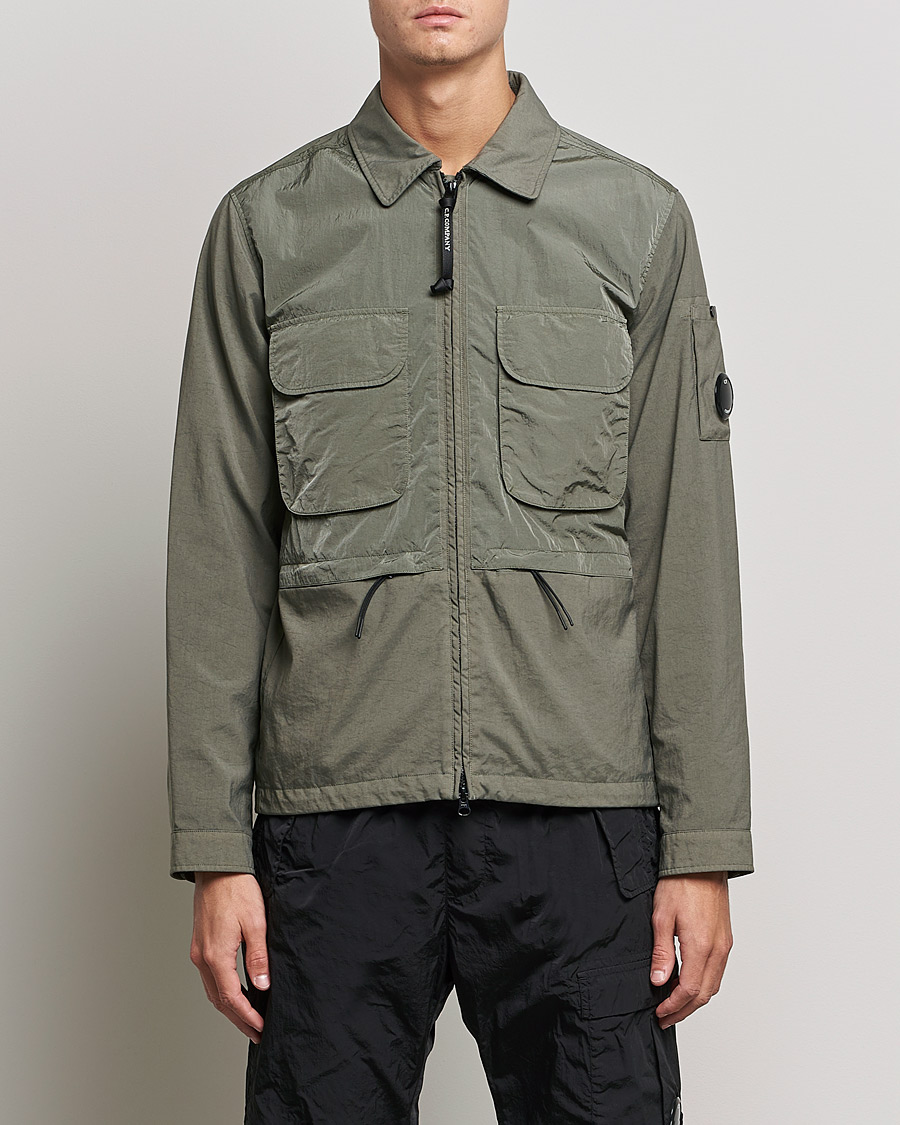 Mies | Takit | C.P. Company | Taylon P Mixed Shirt Jacket Green