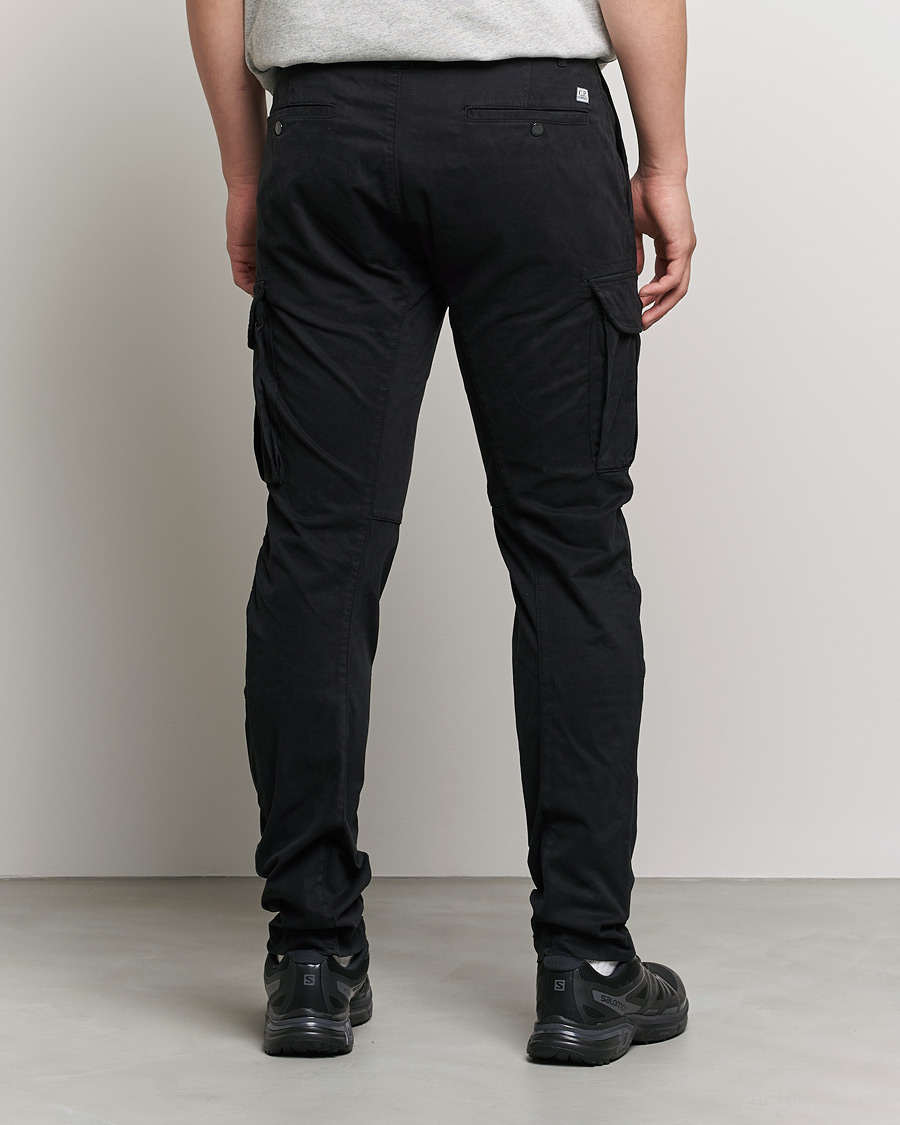 Mies | Housut | C.P. Company | Stretch Satin Lens Cargo Pants Black