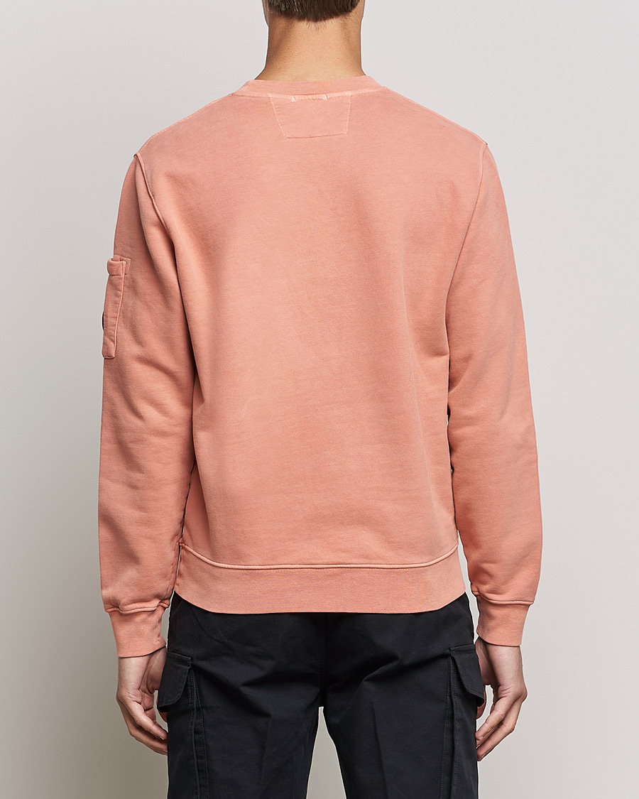 Mies | Puserot | C.P. Company | Brushed Emerized Diagonal Fleece Sweat Peach