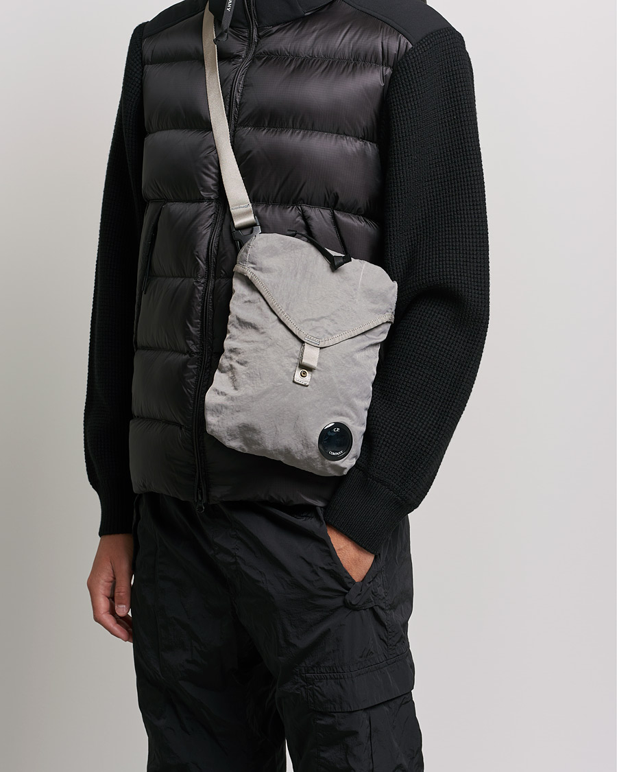 Mies | C.P. Company Nylon B Shoulder Bag Grey | C.P. Company | Nylon B Shoulder Bag Grey