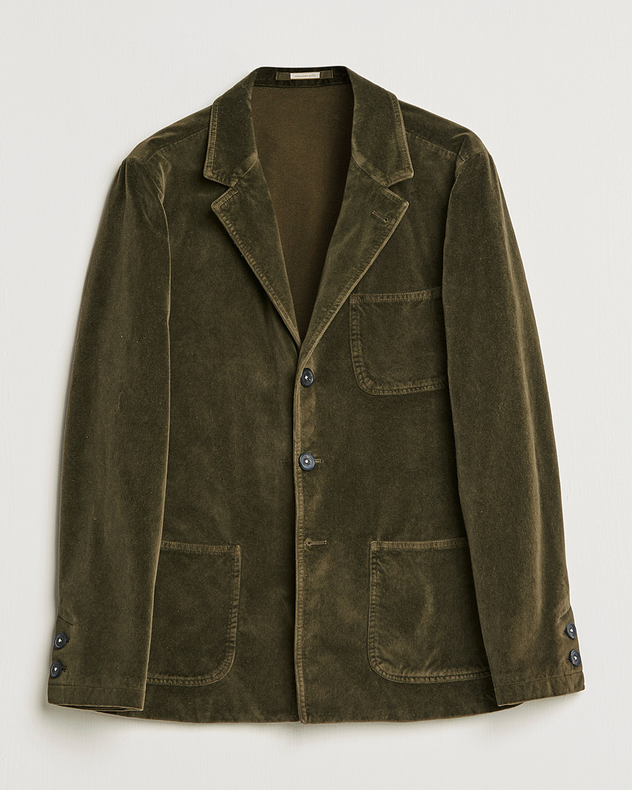 Mies | Pikkutakit | Massimo Alba | Baglietto Velvet Jacket Military