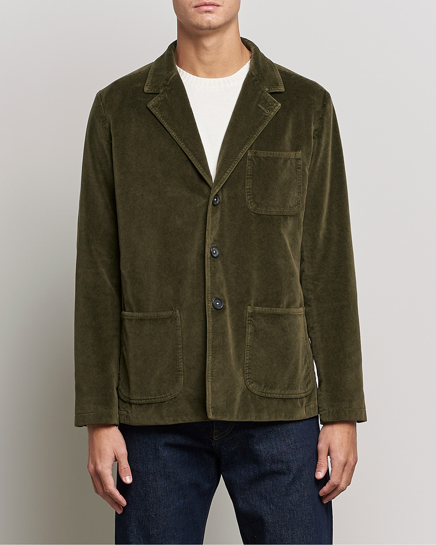 Mies | Pikkutakit | Massimo Alba | Baglietto Velvet Jacket Military