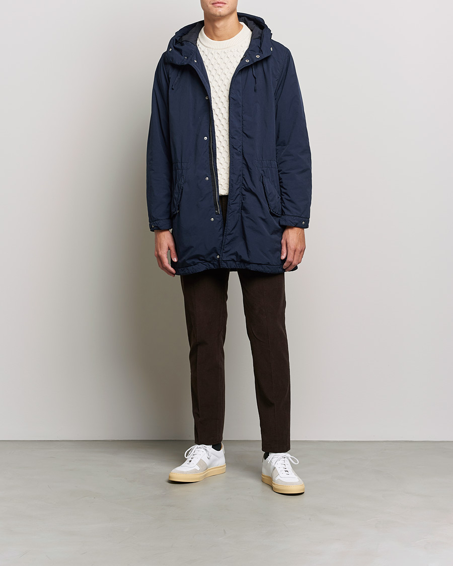 Mies | Talvitakit | Aspesi | Parkettone Garment Dyed Jacket Navy