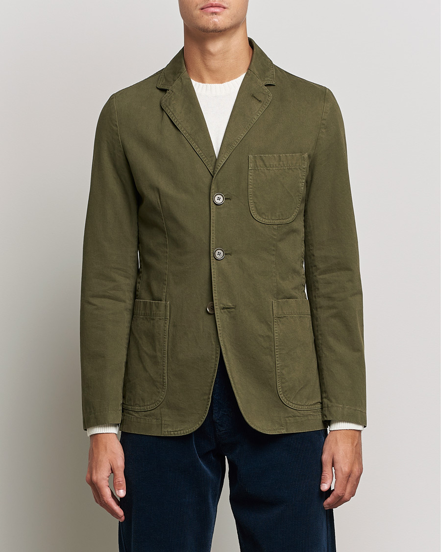 Mies |  | Aspesi | Murakami Cotton Blazer Military Green