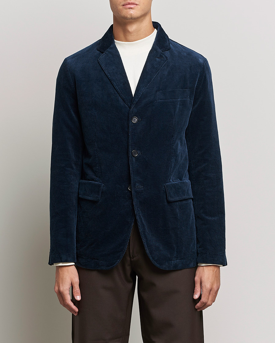 Mies | Pikkutakit | Aspesi | Corduroy Blazer Navy