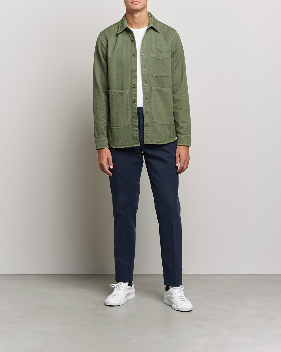 Mies | Kauluspaidat | Aspesi | Utility Shirt Sage