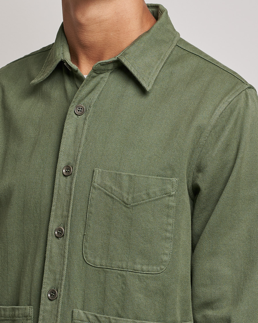 Mies | Kauluspaidat | Aspesi | Utility Shirt Sage