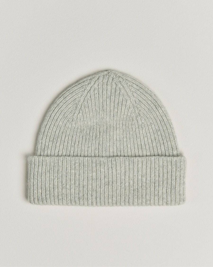 Mies | Pipot | Le Bonnet | Lambswool/Caregora Beanie Silver