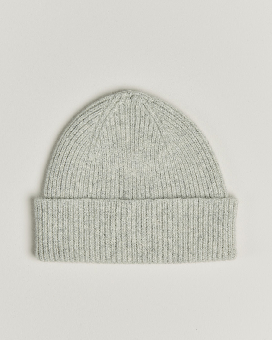 Mies | Pipot | Le Bonnet | Lambswool/Caregora Beanie Silver