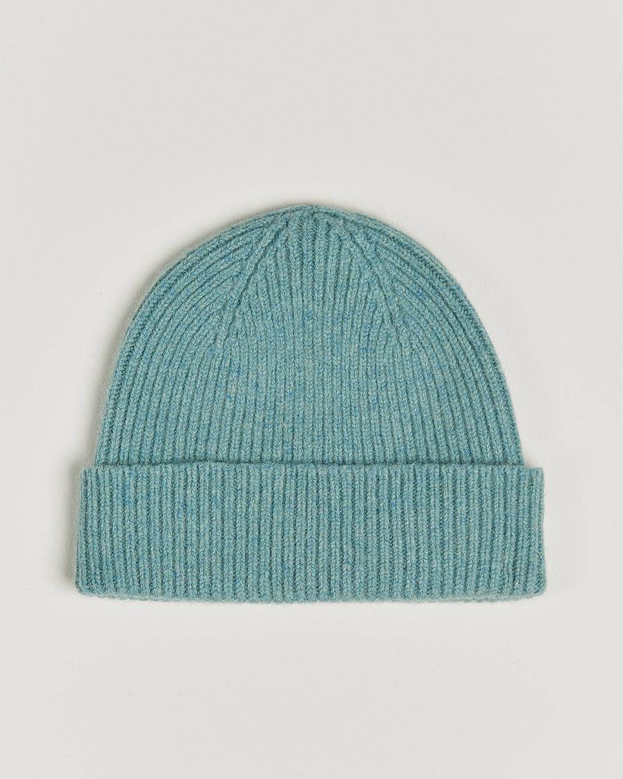 Mies | Le Bonnet Lambswool/Caregora Beanie Basil | Le Bonnet | Lambswool/Caregora Beanie Basil