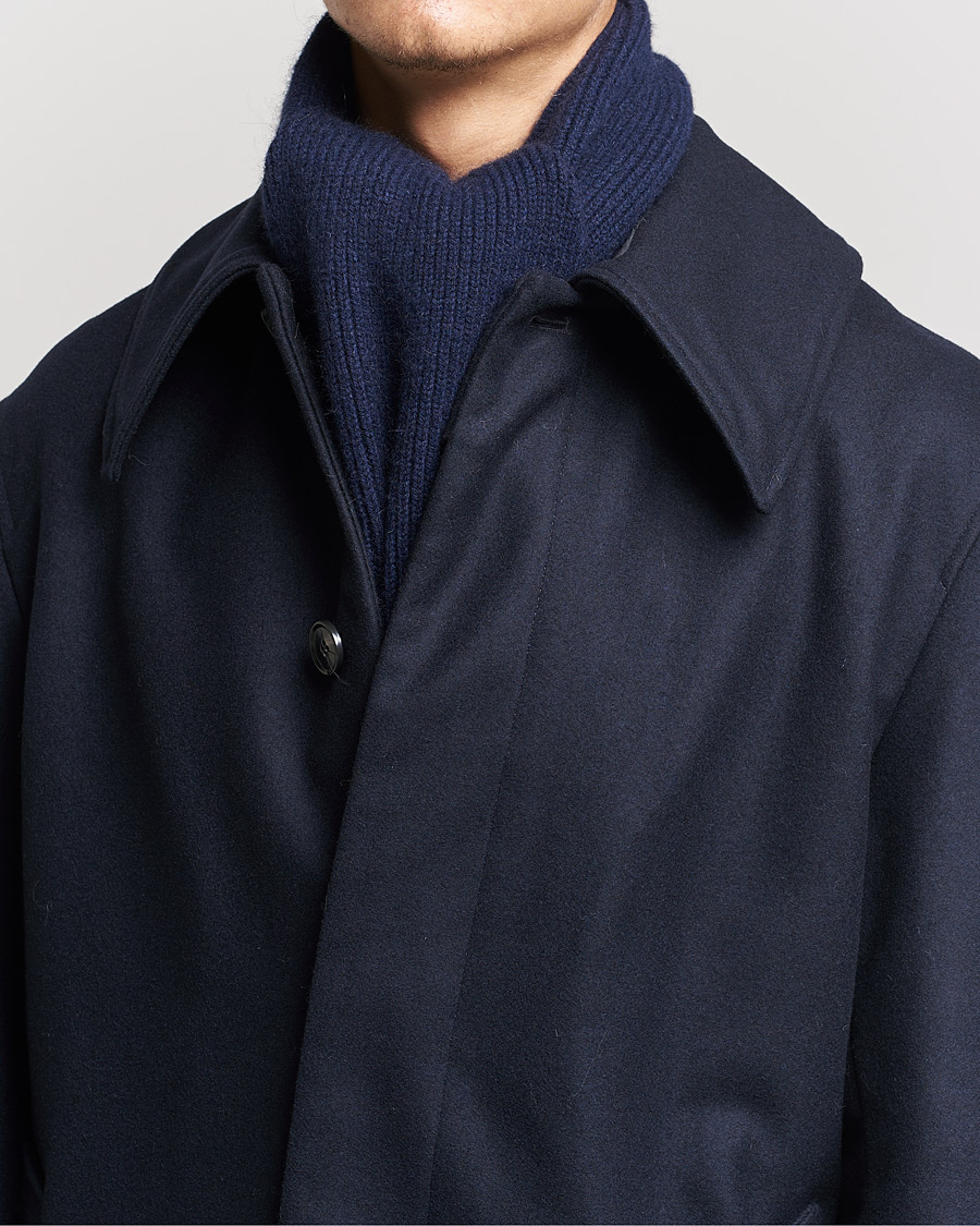 Mies | Kaulaliinat | Le Bonnet | Lambswool/Caregora Scarf Midnight