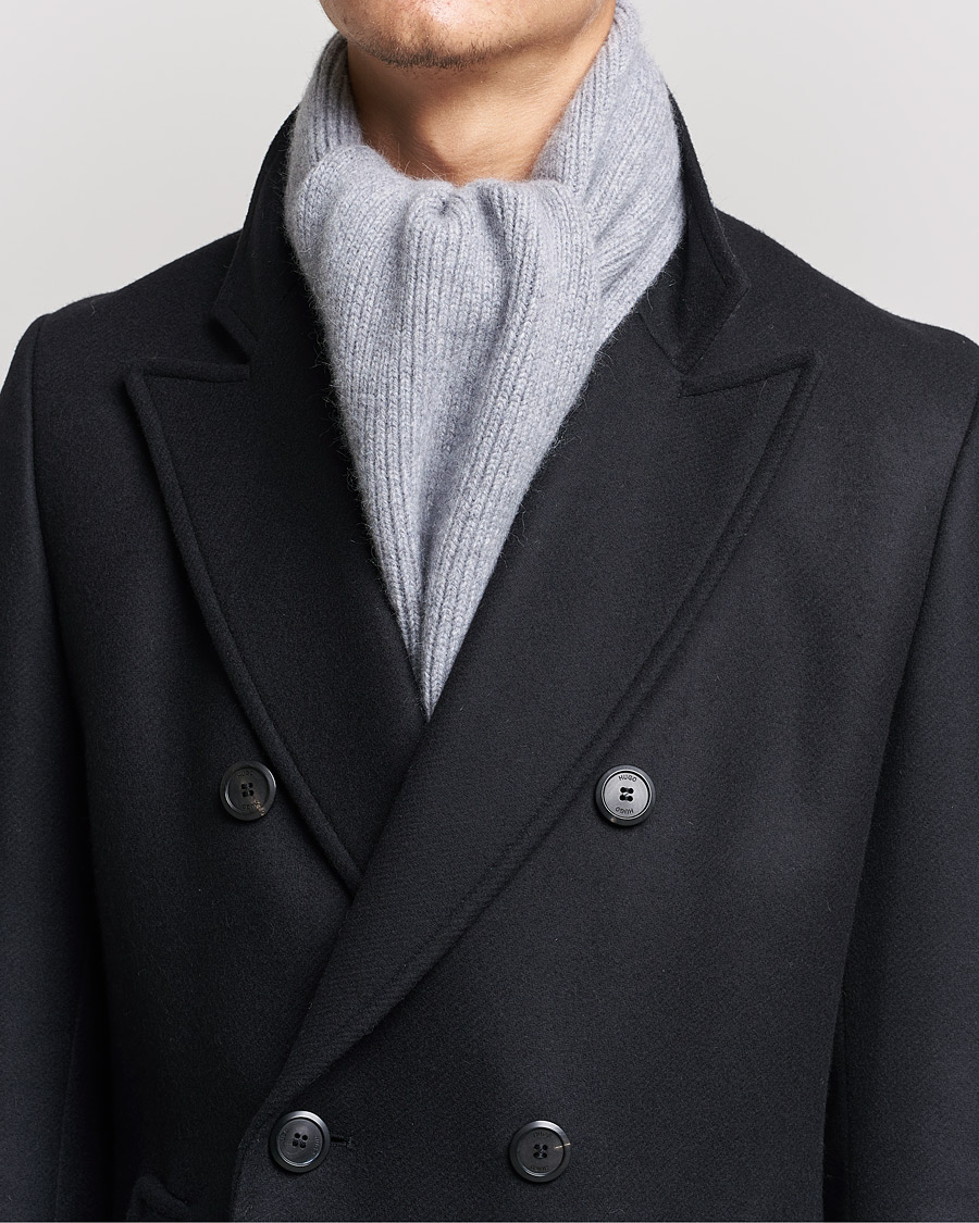 Mies | Kaulaliinat | Le Bonnet | Lambswool/Caregora Scarf Smoke