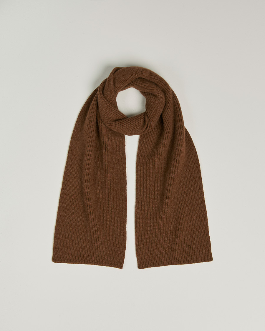 Mies | Kaulaliinat | Le Bonnet | Lambswool/Caregora Scarf Walnut