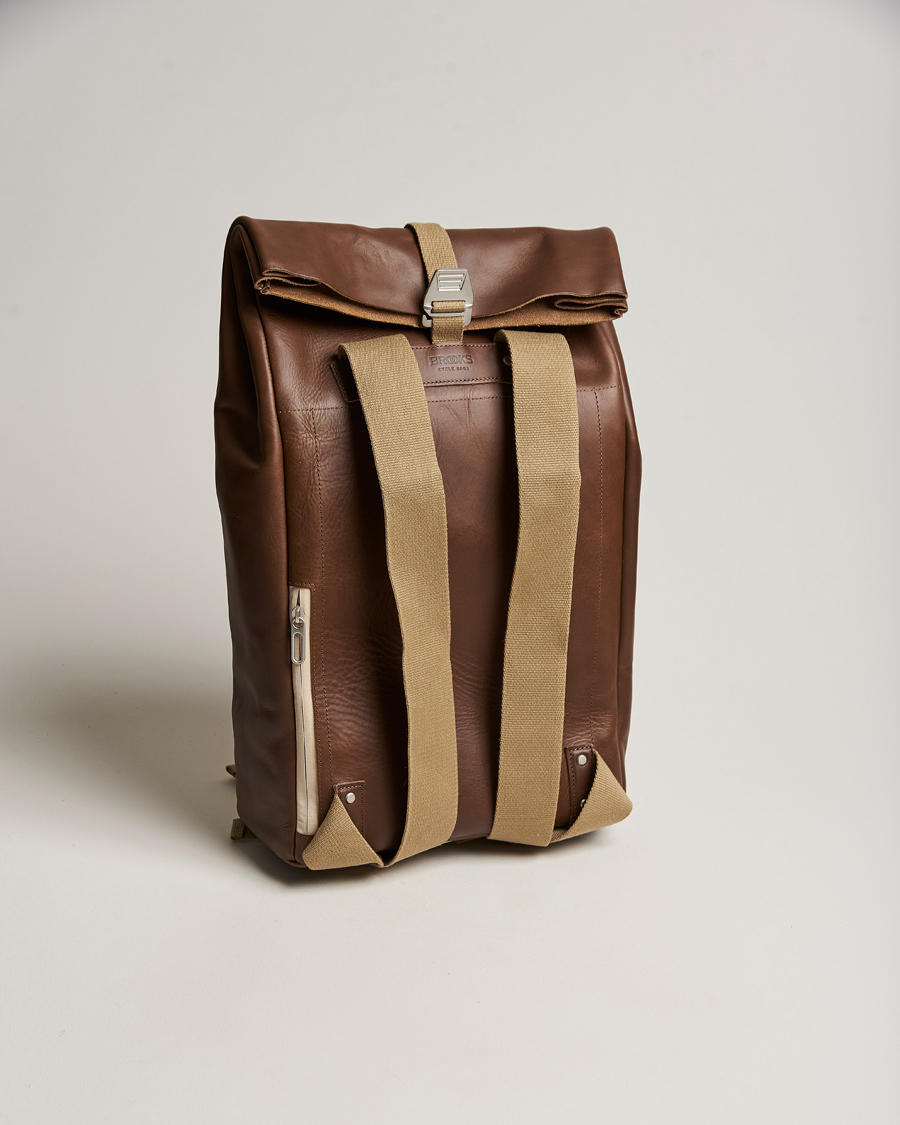 Mies | Laukut | Brooks England | Pickwick Large Leather Backpack Dark Tan