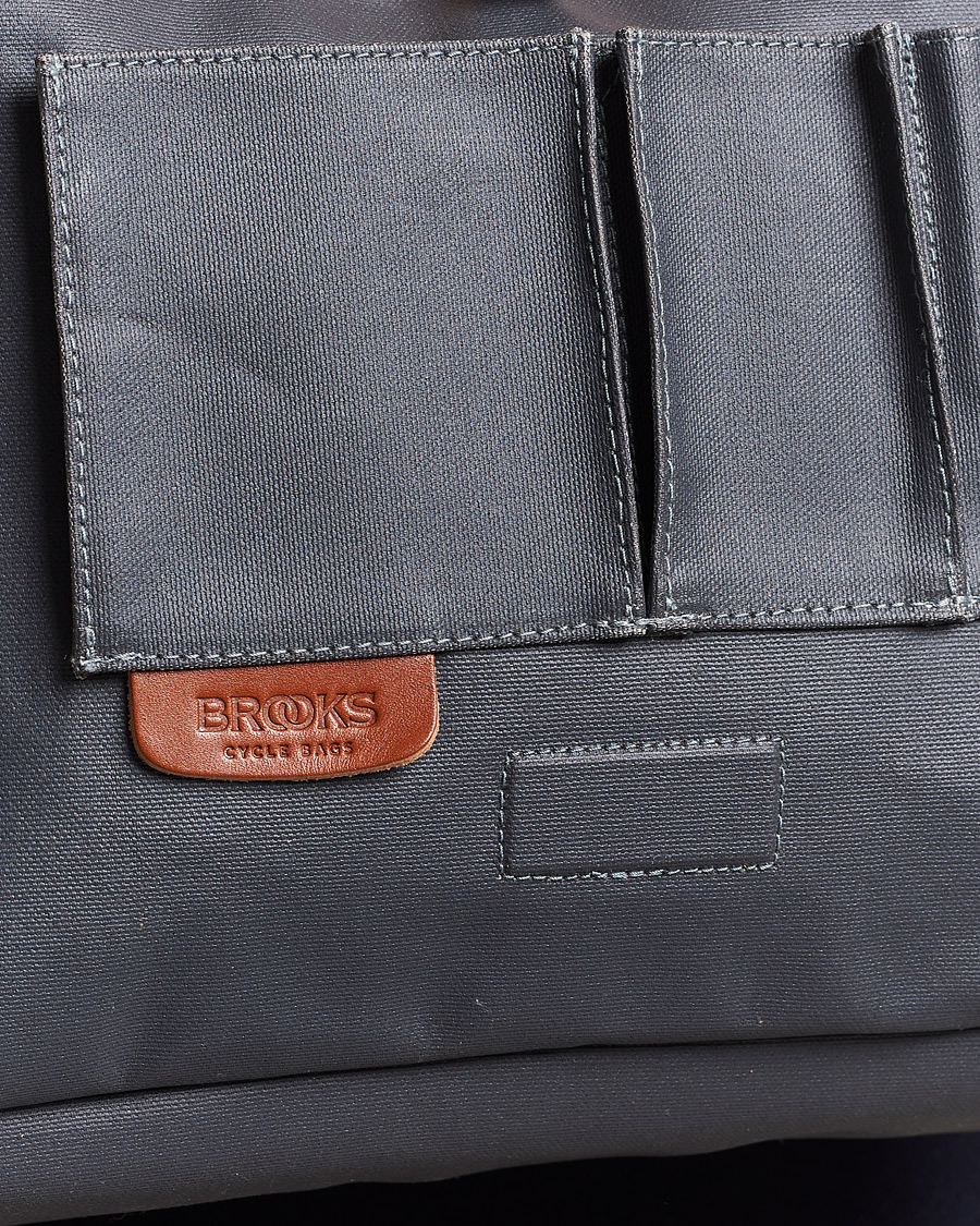 Mies | Brooks England Barbican Cotton Canvas 13L Shoulder Bag Grey | Brooks England | Barbican Cotton Canvas 13L Shoulder Bag Grey