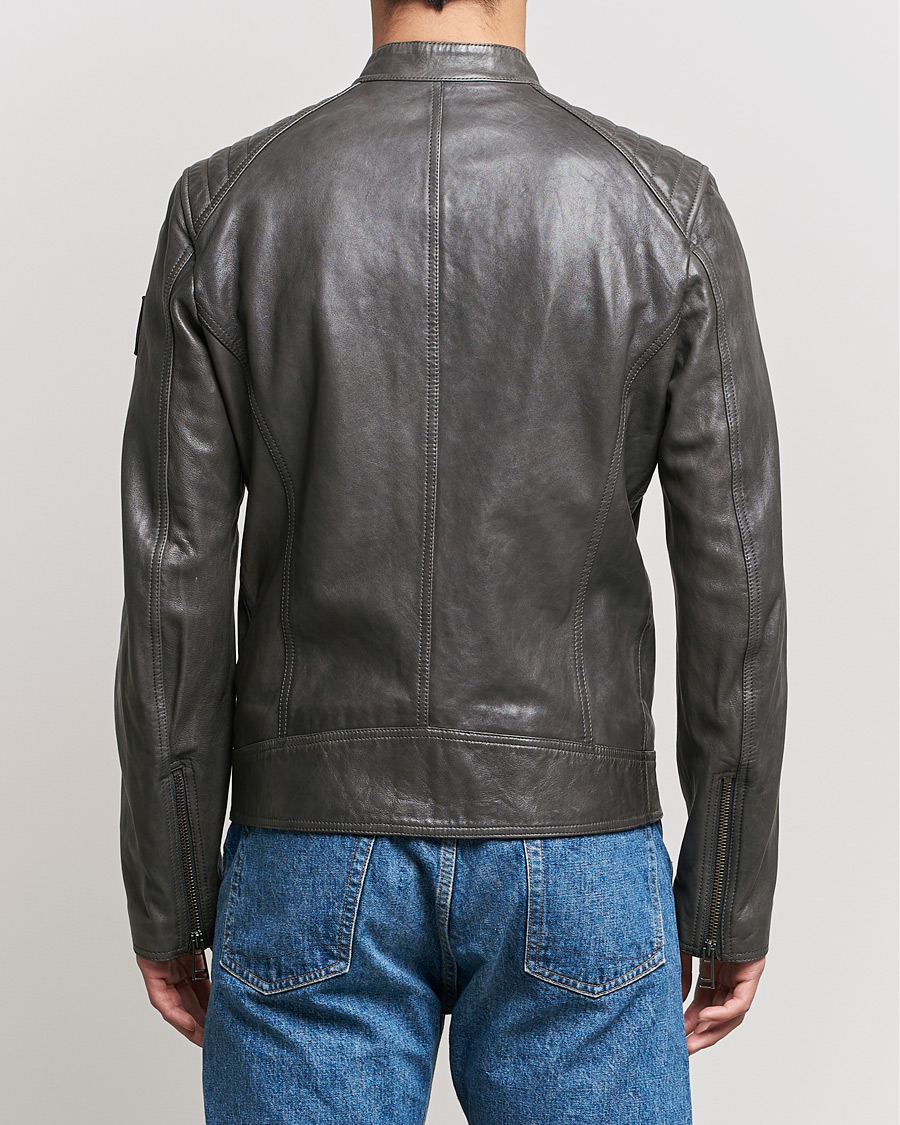 Mies | Takit | Belstaff | V Racer 2.0 Leather Jacket Dark Grey