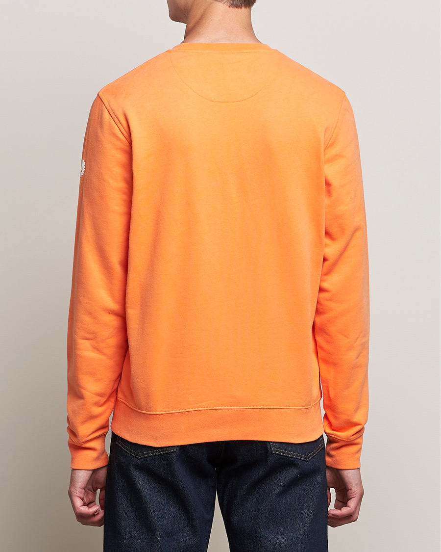 Mies | Puserot | Belstaff | 1924 Crew Neck Logo Sweat Signal Orange