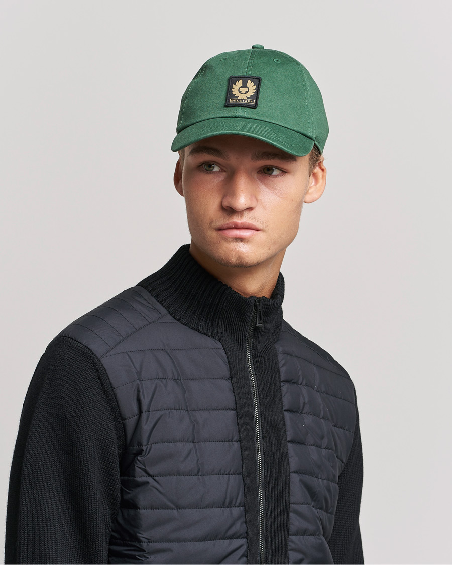 Mies | Belstaff Phoenix Logo Cap Graph Green | Belstaff | Phoenix Logo Cap Graph Green