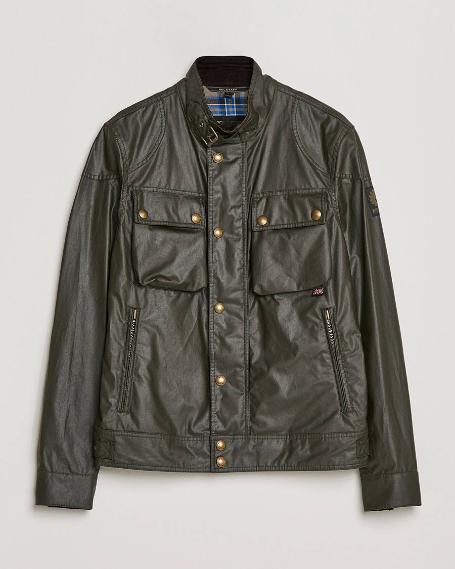 Mies | Takit | Belstaff | Racemaster Waxed Jacket Faded Olive