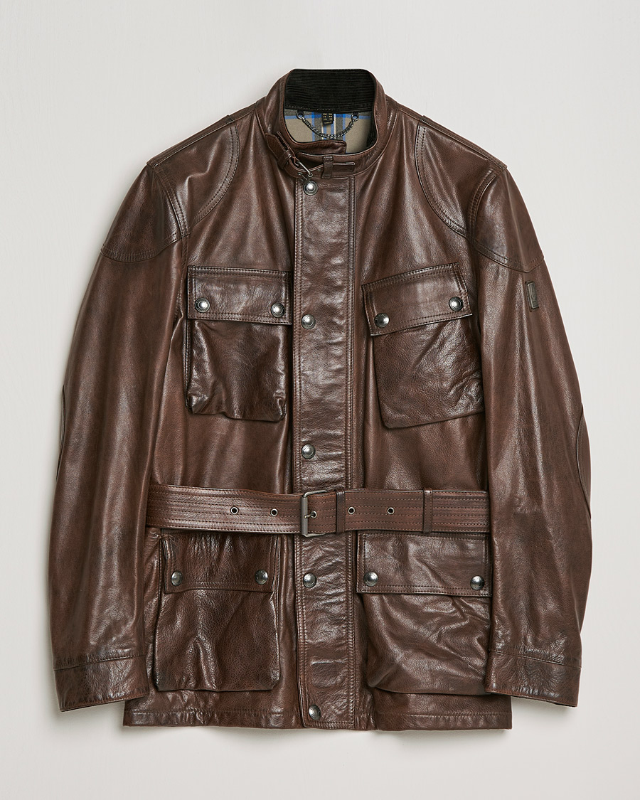 Mies | Takit | Belstaff | Trialmaster Panther Leather Jacket Saddle Brown