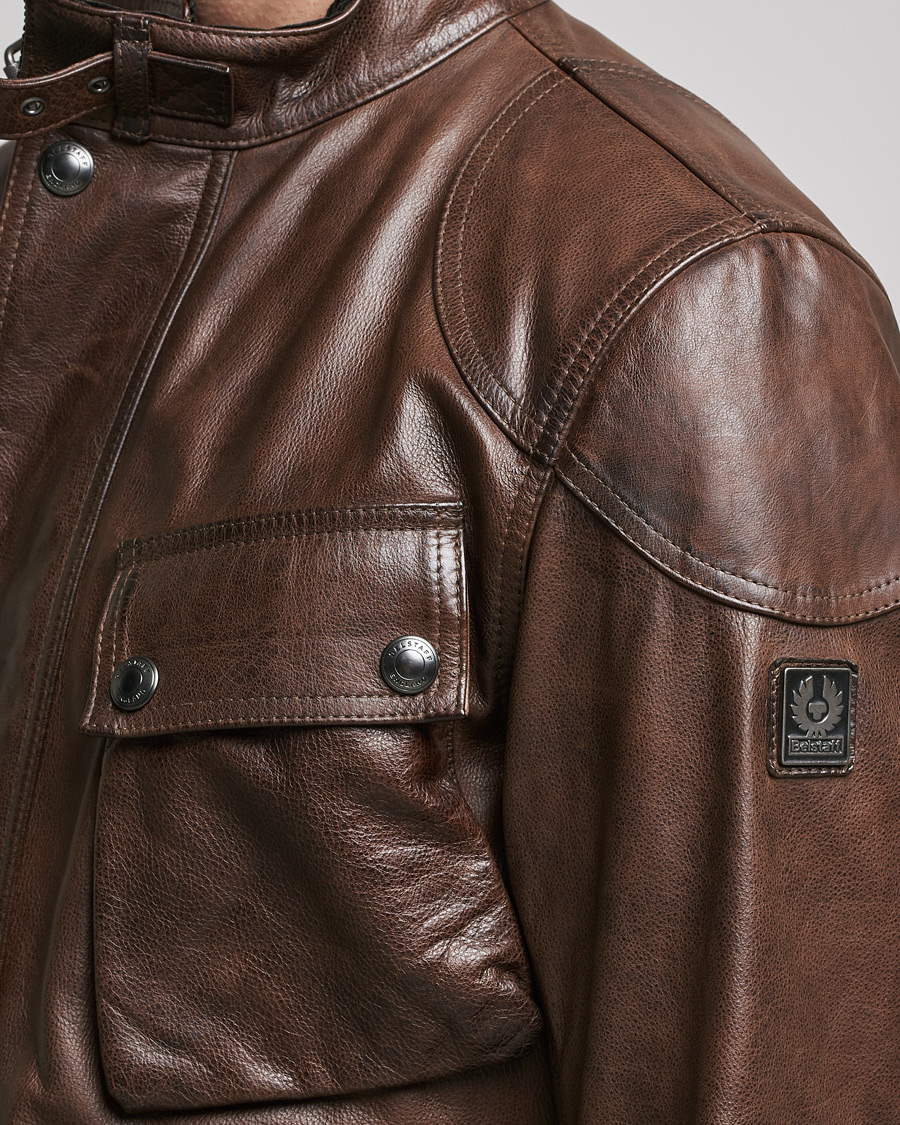 Mies | Takit | Belstaff | Trialmaster Panther Leather Jacket Saddle Brown