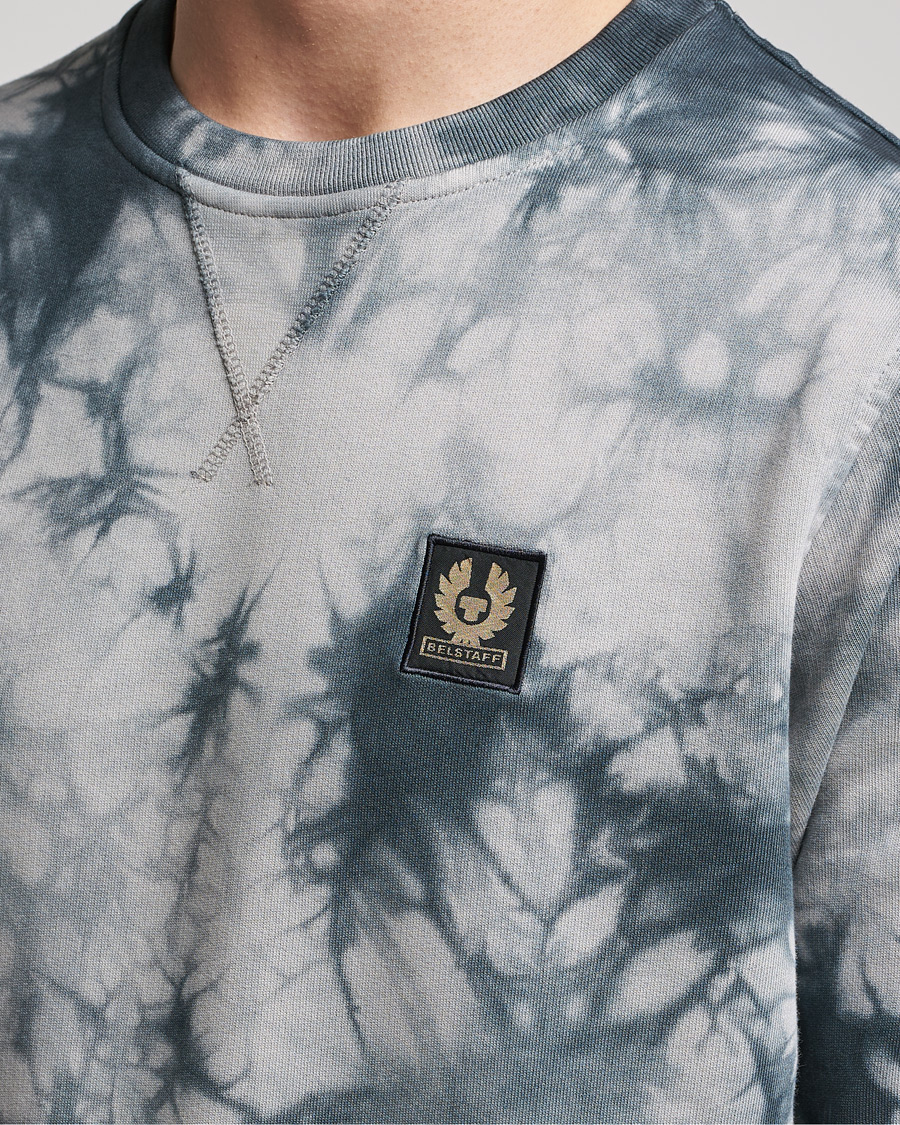 Mies | Puserot | Belstaff | Surface Batik Sweatshirt Granite Grey