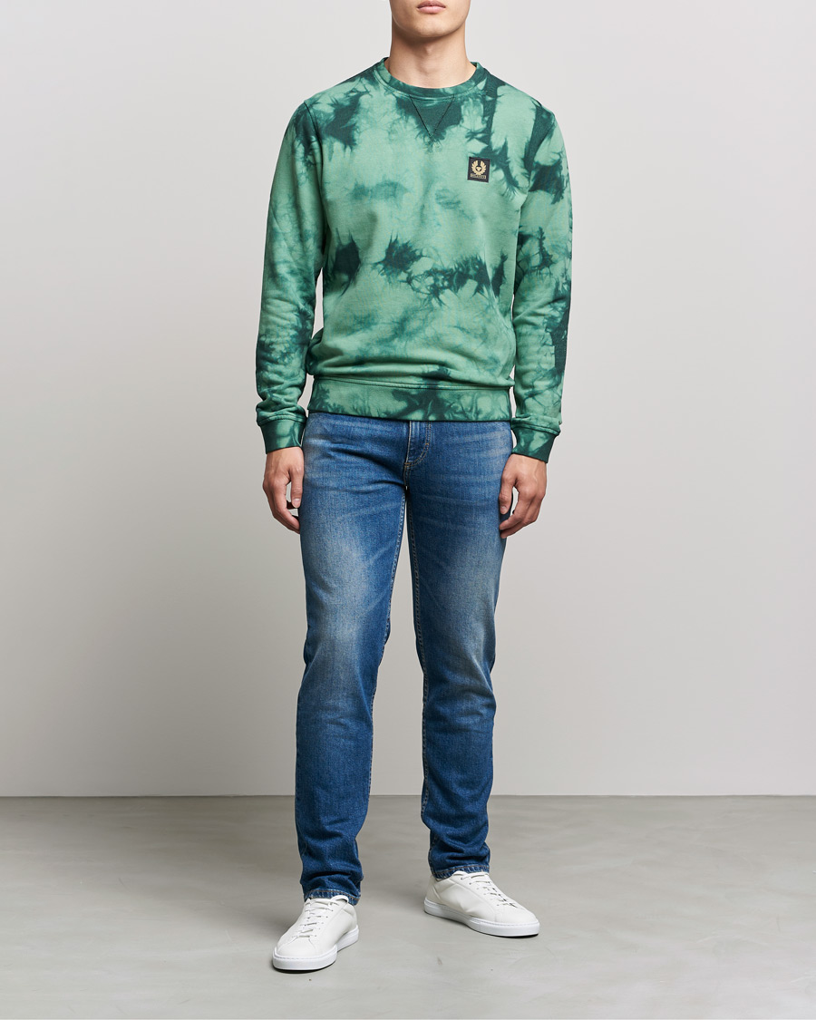 Mies | Puserot | Belstaff | Surface Batik Sweatshirt Graph Green