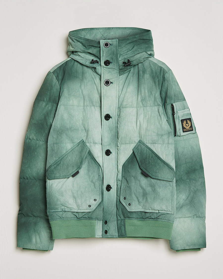 Mies | Takit | Belstaff | Radar Batik Hooded Jacket Graph Green