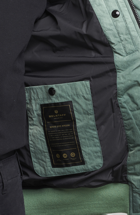 Mies | Takit | Belstaff | Radar Batik Hooded Jacket Graph Green