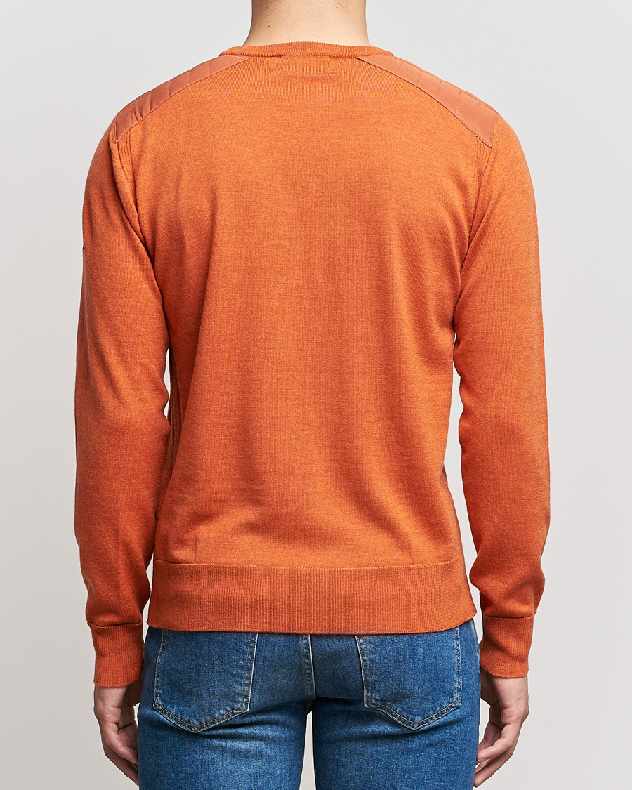 Mies | Puserot | Belstaff | Kerrigan Crew Neck Merino Sweatshirt Amber